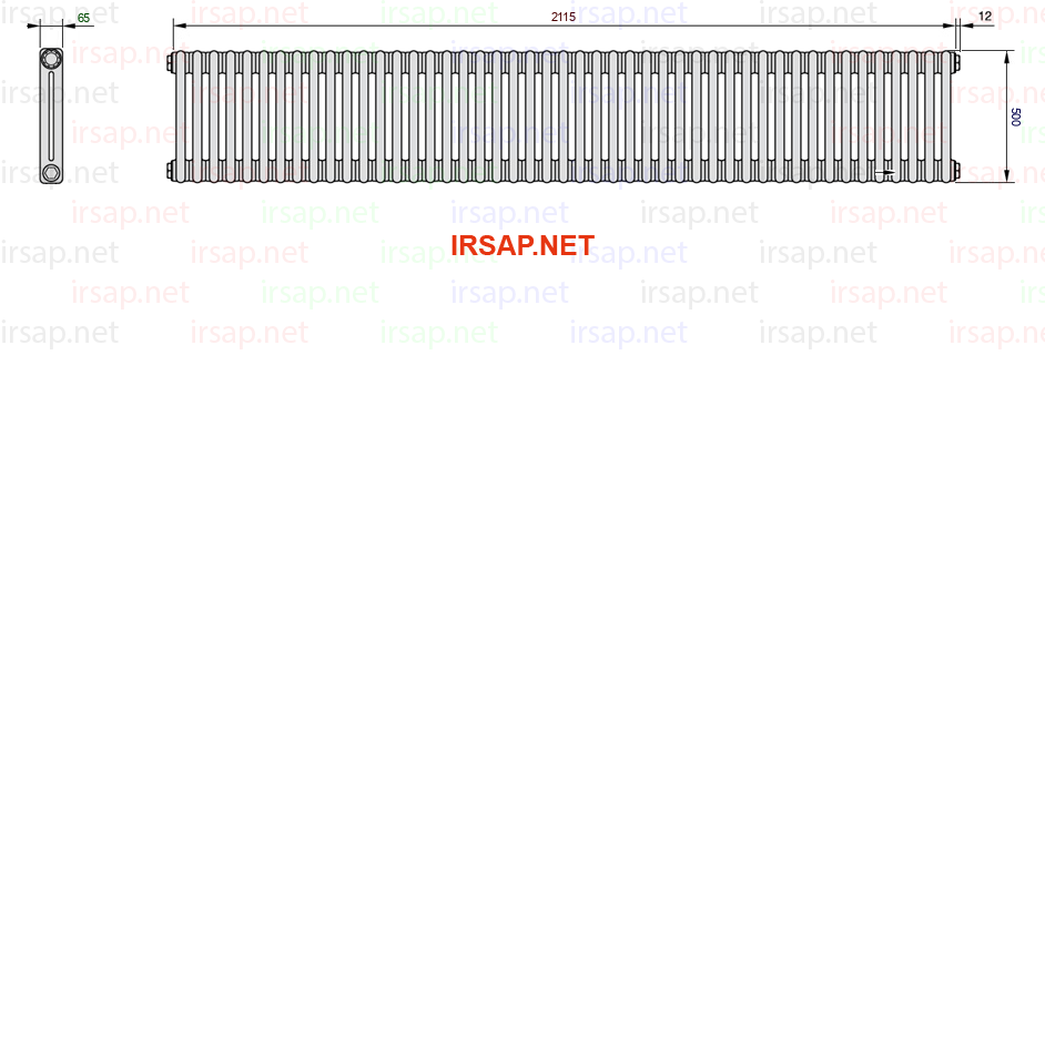 Радиатор IRSAP Tesi 20500/47 T14 CL 01